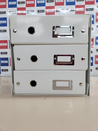 3 cajones, A4, Blanco, Buc de cajones, Click and Store, 60480001 Leitz